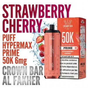 PUFF-50K-Hyper-Max-Prime-Al-Fakher-strawberry-cherry-fraise-cerise