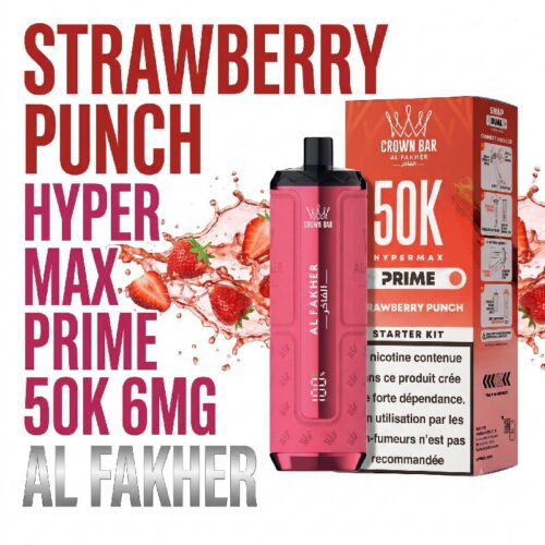 PUFF-50K-Hyper-Max-Prime-Al-Fakher-strawberry-punch
