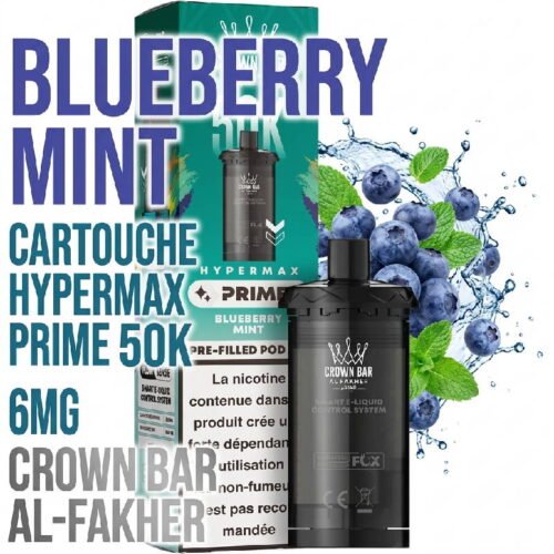 cartouche-puff-50k-crown-bar-al-fakher-hypermax-prime-pre-filled-pod-blueberry_mint