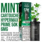 cartouche-puff-50k-crown-bar-al-fakher-hypermax-prime-pre-filled-pod-mint