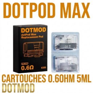 cartouches-dotpod-max-06-5ml-2pcs-dotmod Cartouches DotPod Max 5ml Dotmod - Pack de 2 Pièces