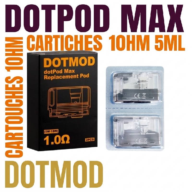 cartouches-dotpod-max-10-5ml-2pcs-dotmod cartouches-dotpod-max-10-5ml-2pcs-dotmod