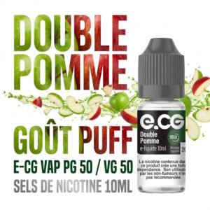 ecg-sel-de-nicotine-10ml-gout-puff-jnr-pas-cher-double-pomme