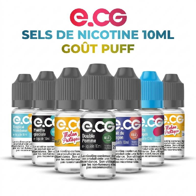 ecg-sel-de-nicotine-10ml-gout-puff-jnr-pas-cher-gamme-saveurs