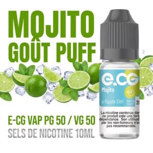 ecg-sel-de-nicotine-10ml-gout-puff-jnr-pas-cher-mojito