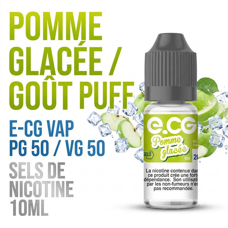 ecg-sel-de-nicotine-10ml-gout-puff-jnr-pas-cher-pomme-glacee