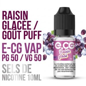 ecg-sel-de-nicotine-10ml-gout-puff-jnr-pas-cher-raisin-glace