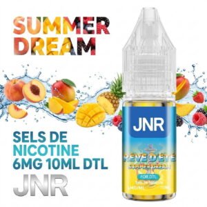 E-liquide JNR 6mg 10ml Saveurs puff chicha Ecig