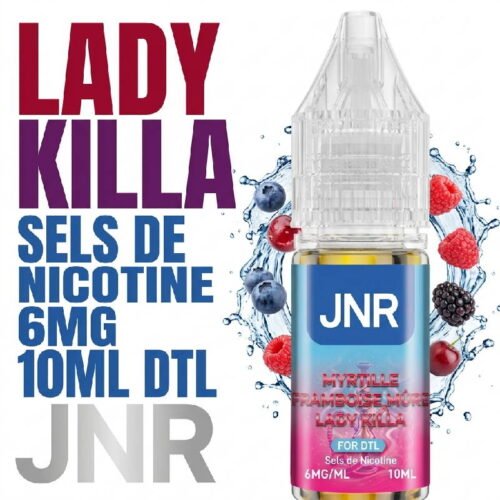 E-Liquide-JNR-10ml-nicotine-puff-chicha-6mg-myrtille-framboise-mure-lady-killa-fruite