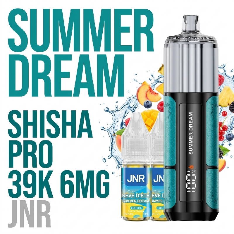 e-shisha-pro-jnr-39k-ecig-1100mah-summer-dream-peche-mangue-ananas-baies