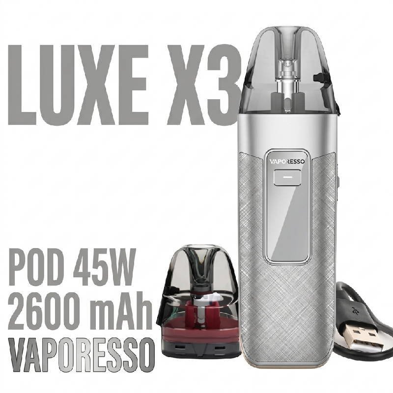 Kit Ecig pod Luxe X3 45W 2600 mAh Vaporesso