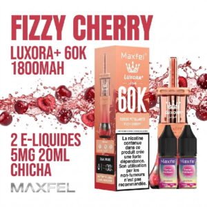 puff-shisha-60k-maxfel-5mg-20ml-luxora-1800mah-ecig-fizz-cherry-cerise-petillant