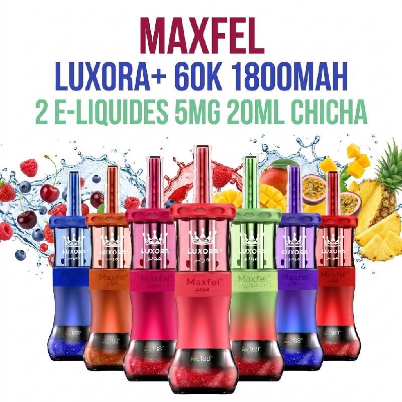 puff-shisha-60k-maxfel-5mg-20ml-luxora-1800mah-ecig-gamme